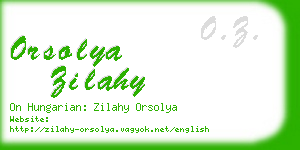 orsolya zilahy business card